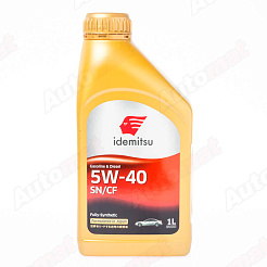 Моторное масло IDEMITSU F-S 5W-40 SN/GF FULLY SYNTHETIC, 1л